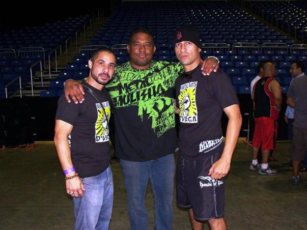 Master Vega and Nelson with Top Combat event promoter